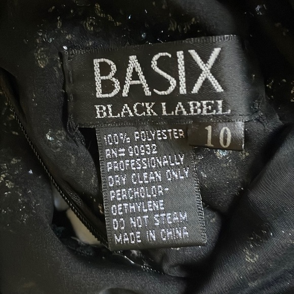 Basix Black Label Beaded Dress - Picture 3 of 5